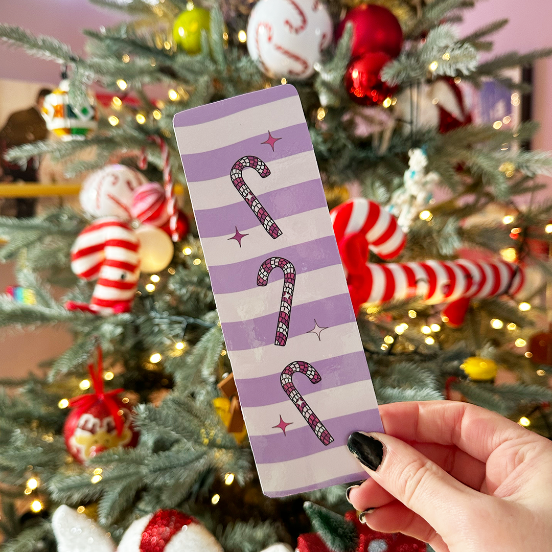 Candy Cane Bookmark