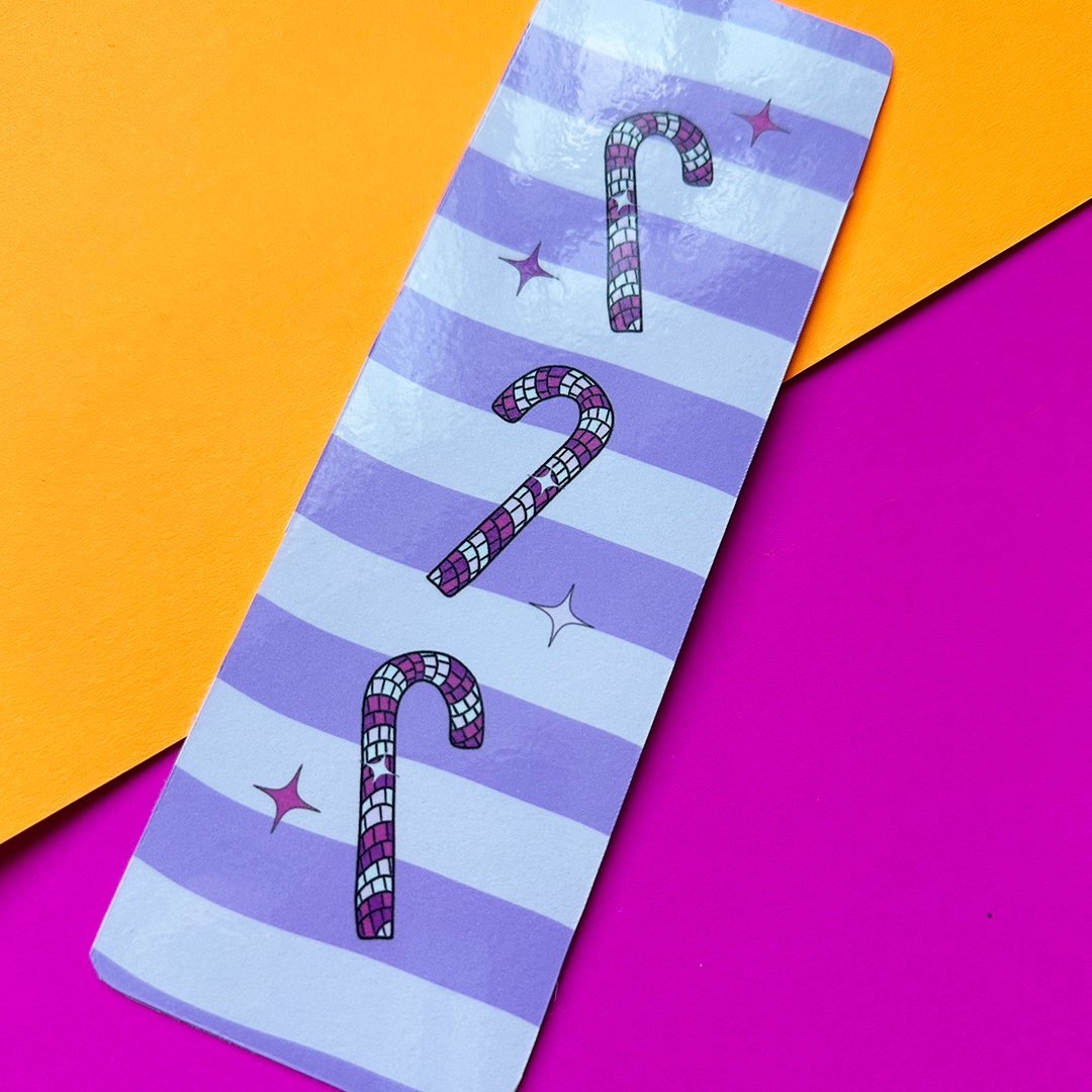 Candy Cane Bookmark