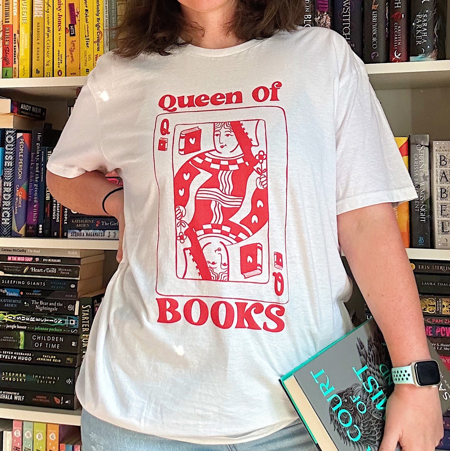 Queen Of Books T-Shirt