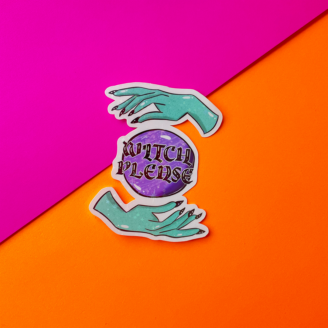 Witch Please Sticker